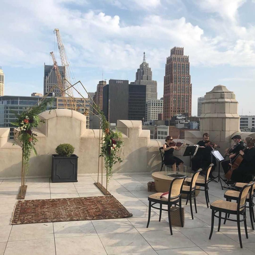 The Monarch Club – Downtown Detroit Wedding Venue, Rooftop